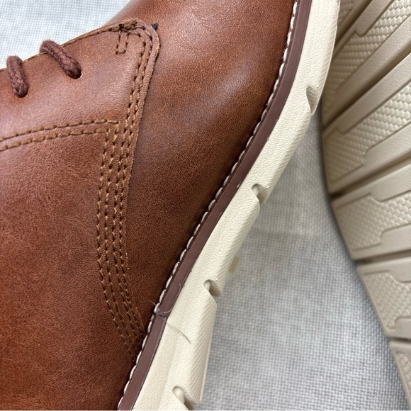 Tommy Hilfiger Brown Leather Derby Oxfords main image 4